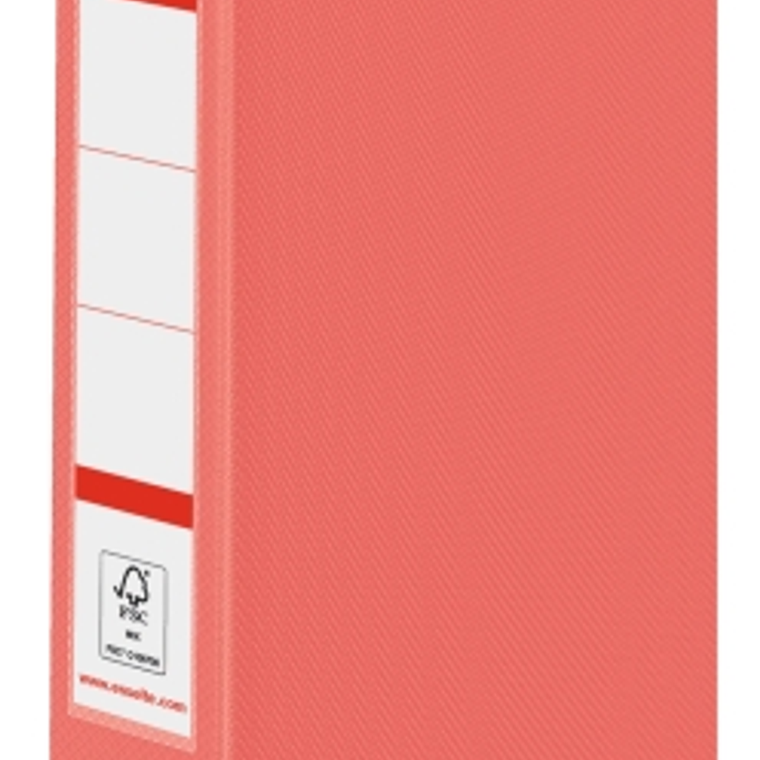 Esselte Colour'Breeze Carpeta de Anillas 25mm A4 - Lomo 42mm - Capacidad para 190 Hojas - Color Coral 1