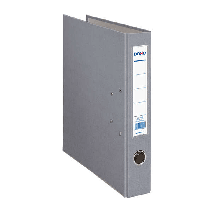 Dohe Archivador de Palanca A4 - Lomo de 45mm - Con Ollao, Rado y Tarjetero en el Lomo - Carton Forrado con Polipropileno - Cantoneras Metalicas - Colo 1