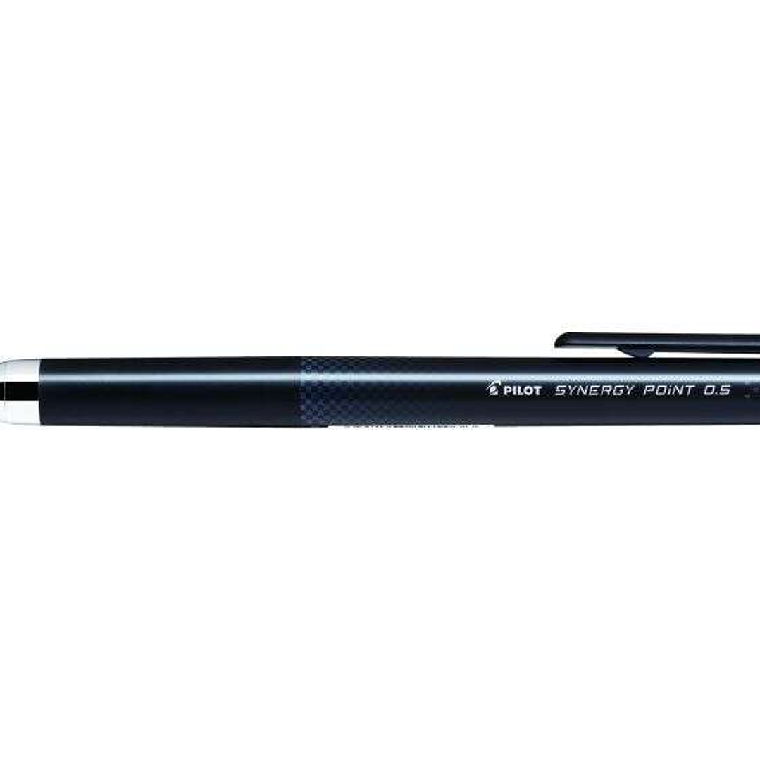 Pilot Boligrafo de Gel Synergy Point Retractil - Recargable - Punta Fina 0.5mm - Trazo 0.25mm - Color Negro 1
