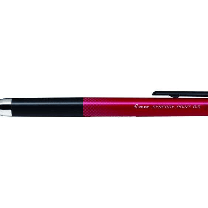 Pilot Boligrafo de Gel Synergy Point Retractil - Recargable - Punta Fina 0.5mm - Trazo 0.25mm - Color Rojo 1