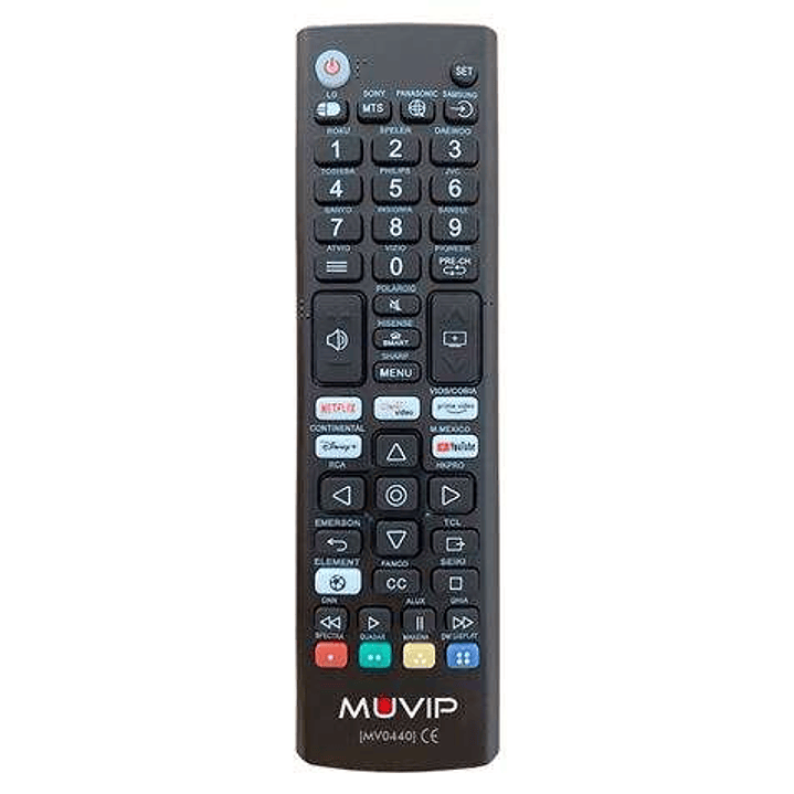 Muvip Serie Small Mando a Distancia Universal Smart TV 1