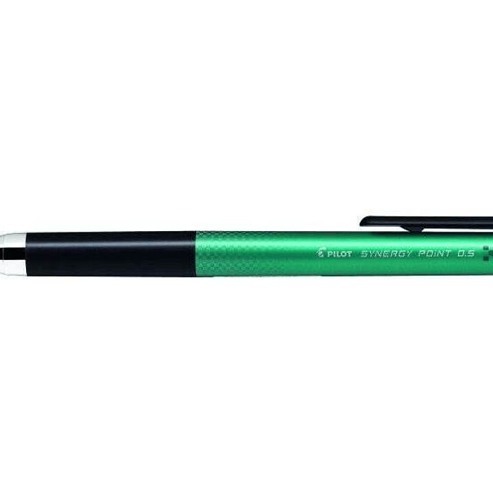 Pilot Boligrafo de Gel Synergy Point Retractil - Recargable - Punta Fina 0.5mm - Trazo 0.25mm - Color Verde 1