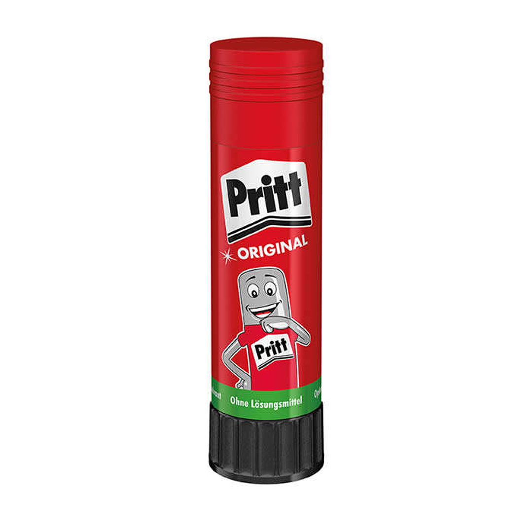 Pritt Barra de Pegamento Grande 43grs - Sin Disolventes - 97% de Ingredientes Naturales - Lavable a 20ºC - Seguro para Niños 1