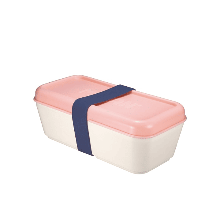 Milan Coleccion 430 Fiambrera Rectangular 0.75L - Apta para Microondas, Lavavajillas y Congelador - Libre de BPA - Divisor Interior Movil - Medidas 20 1