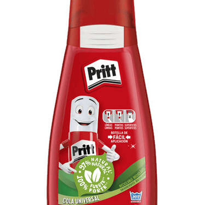Pritt Cola Universal Liquida Transparente 100gr - Ideal para Manualidades - Lavable - Sin Disolventes - Pega Diferentes Materiales 1