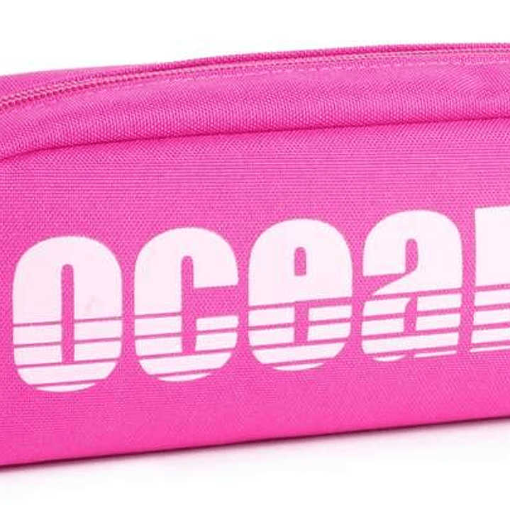Oceans Wave California Estuche de 1 Cremallera - Tirador Ergonomico - Color Fucsia 1