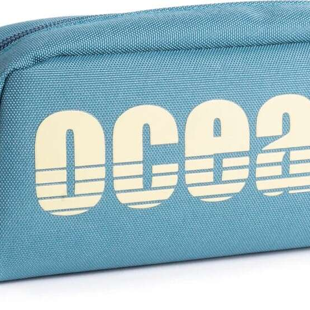 Oceans Wave California Estuche de 1 Cremallera - Tirador Ergonomico - Color Azul 1