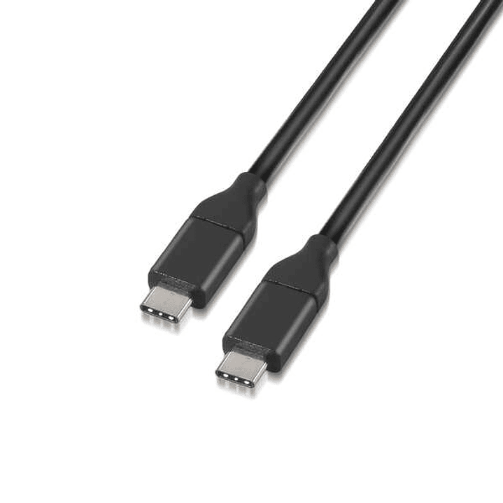 Aisens Cable USB 3.1 Gen2 10Gbps 3A - Tipo USB-C/M-USB-C/M - 1.0m - Color Negro 1