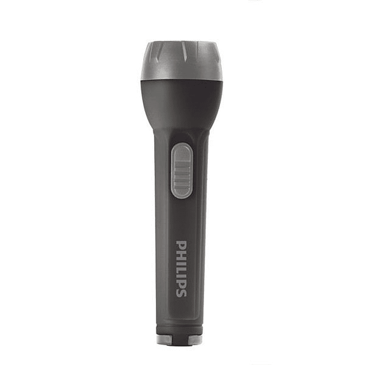 Philips Linterna LED - 22 Lumenes - Alimentacion a Pilas - Color Negro y Gris 1