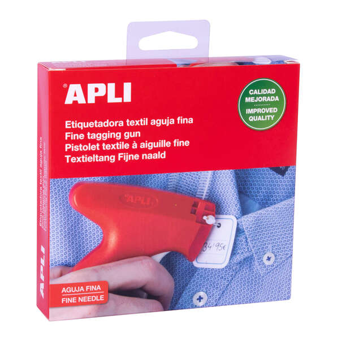 Apli Etiquetadora Textil Fina - Compatible con Agujas y Navetes Apli - No Daña los Tejidos 1