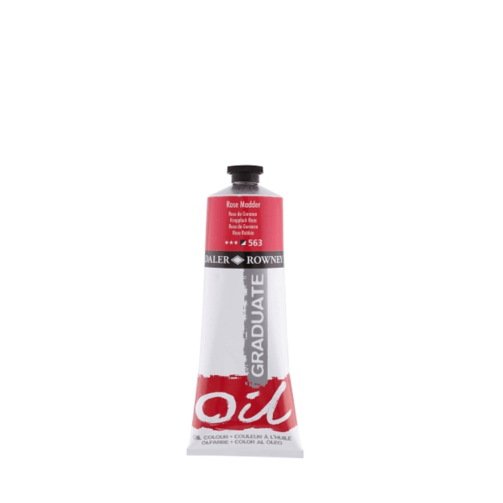 Daler Rowney Graduate Pintura al Oleo - Tubo de Aluminio - 220ml - Color Rosa Madder 1