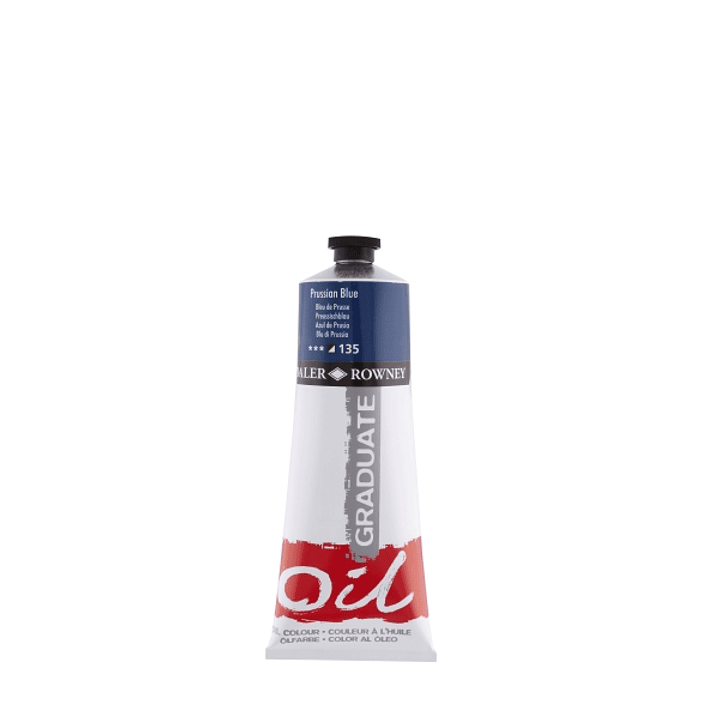 Daler Rowney Graduate Pintura al Oleo - Tubo de Aluminio - 220ml - Color Azul de Prusia 1