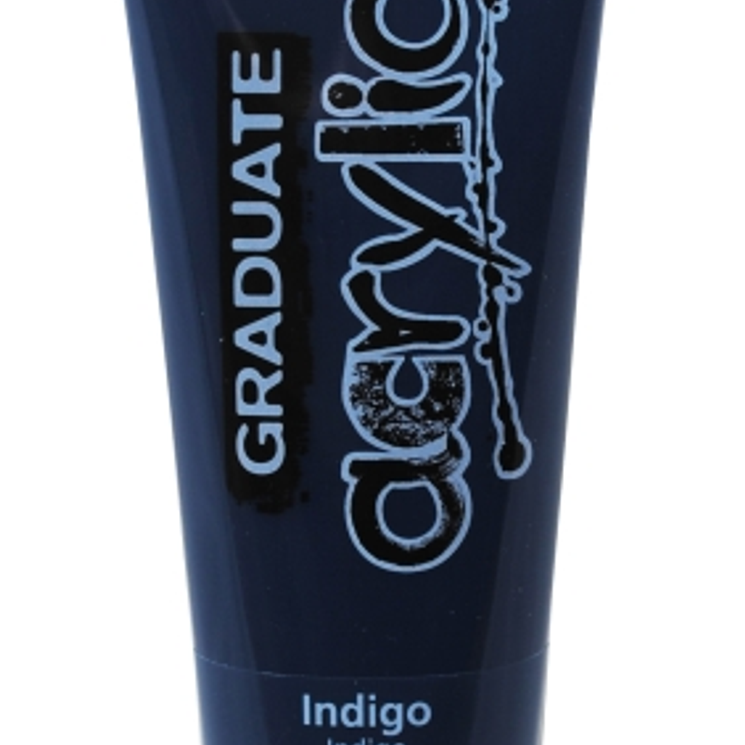 Daler Rowney Graduate Pintura Acrilica - Tubo de Plastico - 120ml - Color Indigo 1