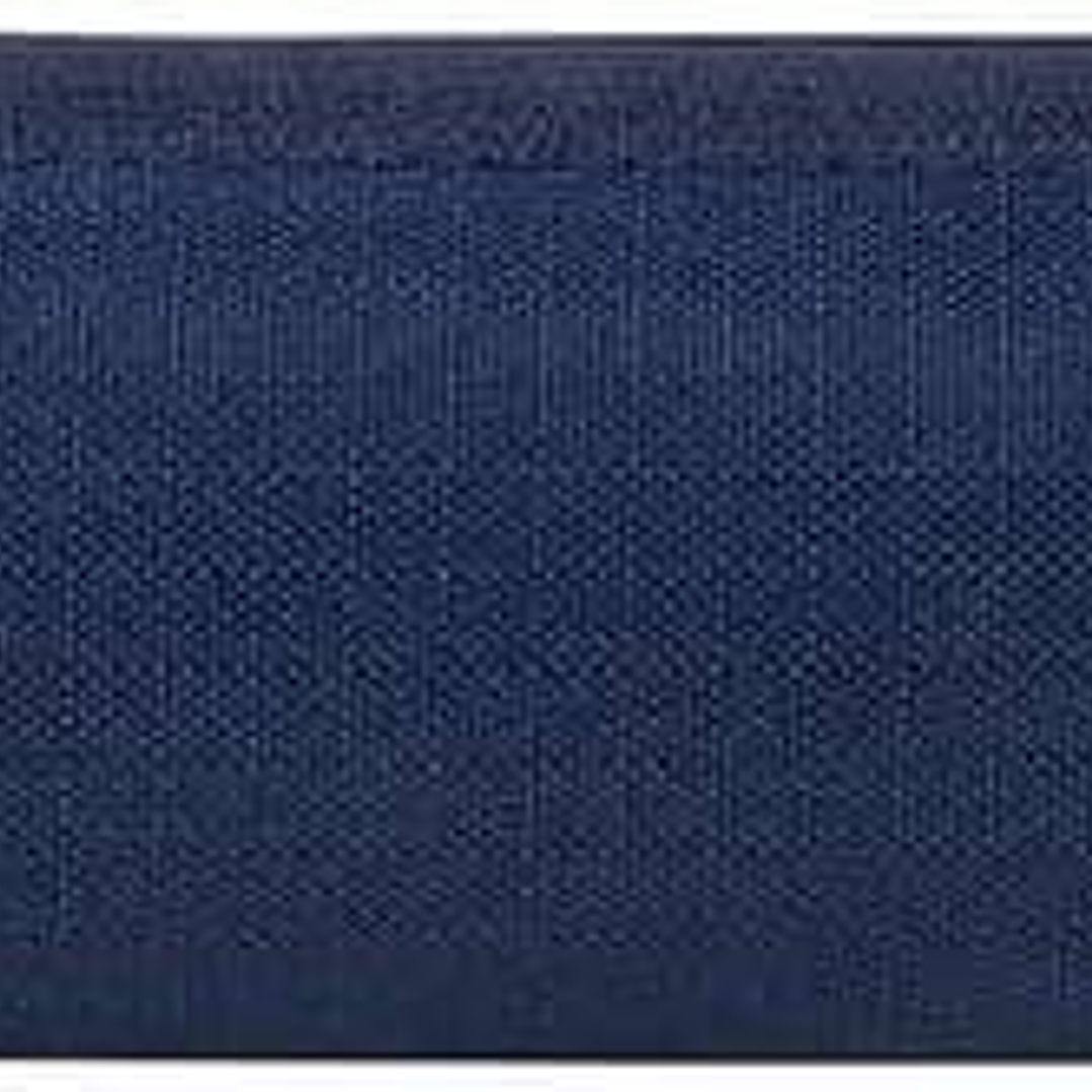 Milan Serie 1918 Estuche Mini Redondo - Tejido Resistente a las Roturas y Rasgaduras - Medidas 20,5x4,5x5cm - Color Azul Oscuro 1