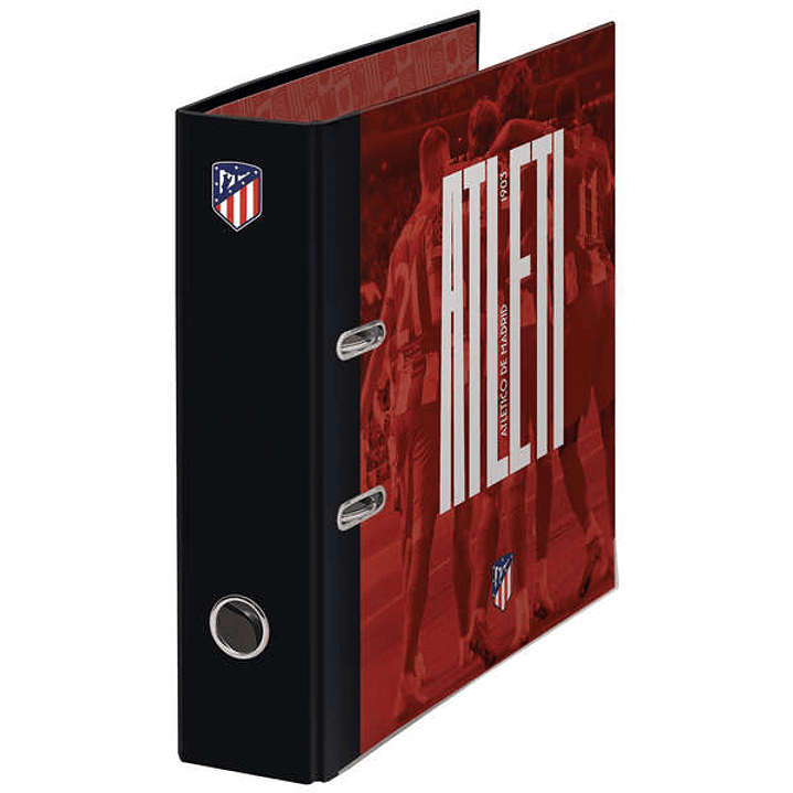Dohe Atletico de Madrid Atleti Archivador de Palanca con Rado - Cubierta en Carton Forrado - Formato A4 - Ollao en el Lomo 1