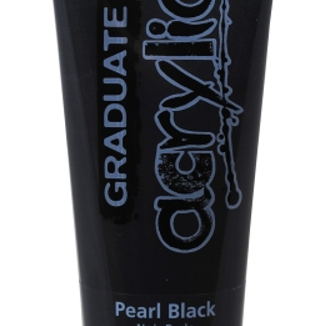 Daler Rowney Graduate Pintura Acrilica - Tubo de Plastico - 120ml - Color Negro Perla 1