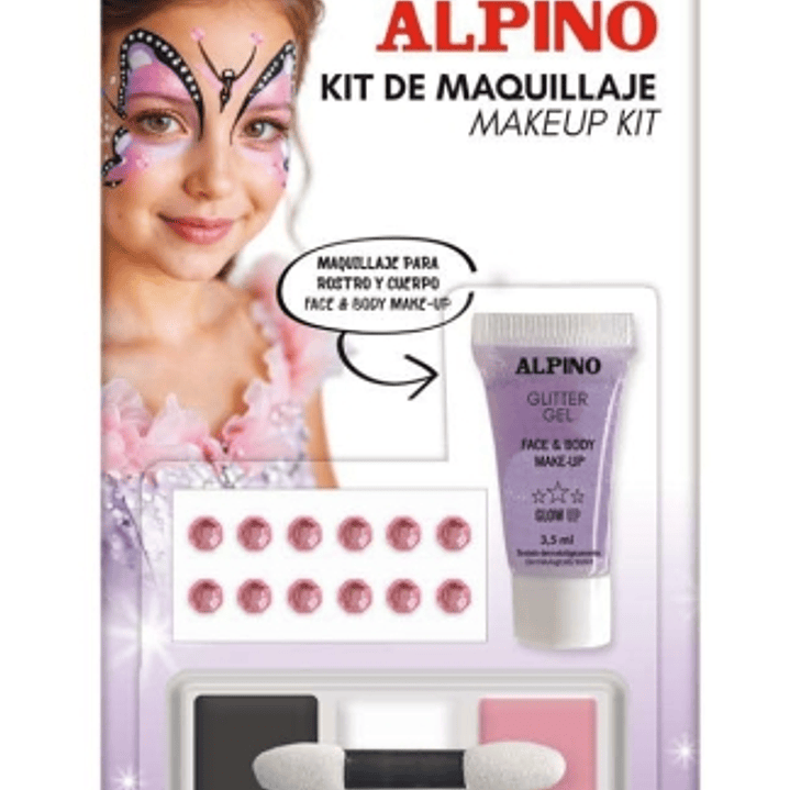 Alpino Set de Maquillaje Princess - Se Lava con Agua y Jabon - Testado Dermatologicamente - Colores Surtidos 1