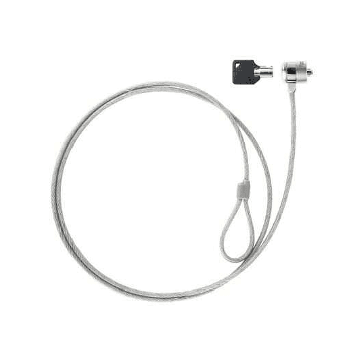 Tooq Cable de Seguridad Universal con Llave para Portatiles - Acero 4.5mm - Longitud 1.50m 1