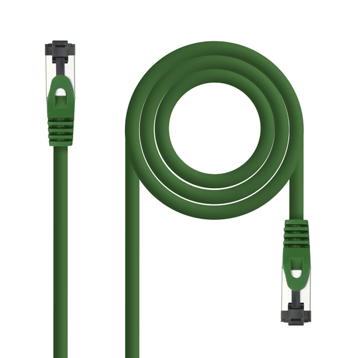 Nanocable Cable Red Latiguillo Cat.8.1 2Ghz LSZH SSTP AWG26 - Longitud 2m - Color Verde 1