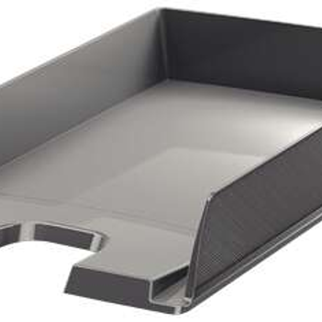 Esselte Europost Bandeja Portadocumentos -  Formato Vertical - A4 - Espacio para Etiqueta Identificativa - Color Gris 1