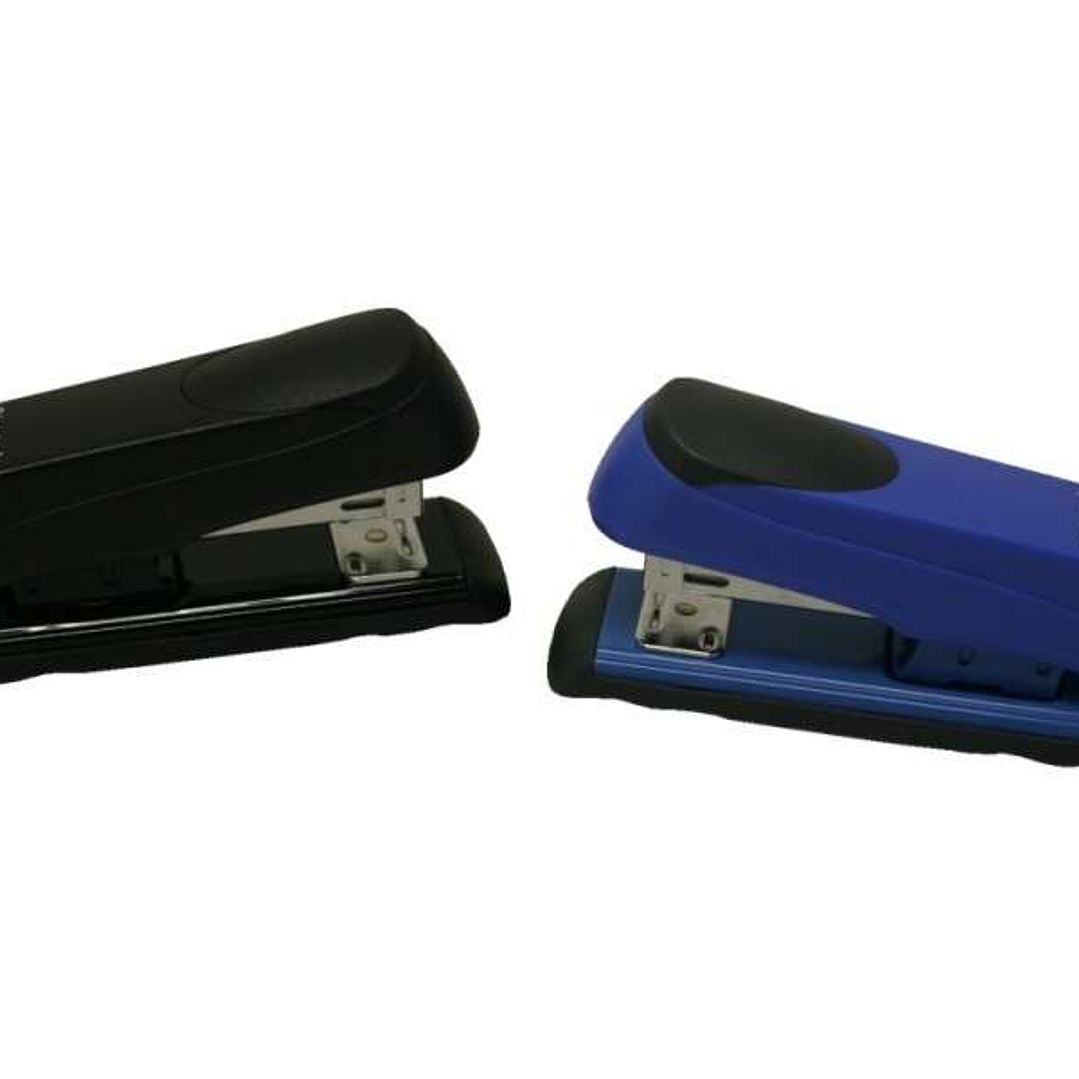 Bismark 2050 Grapadora Pequeña Cuerpo de Plastico de Alta Resistencia - Recubrimiento de Goma - Colores Surtidos 1