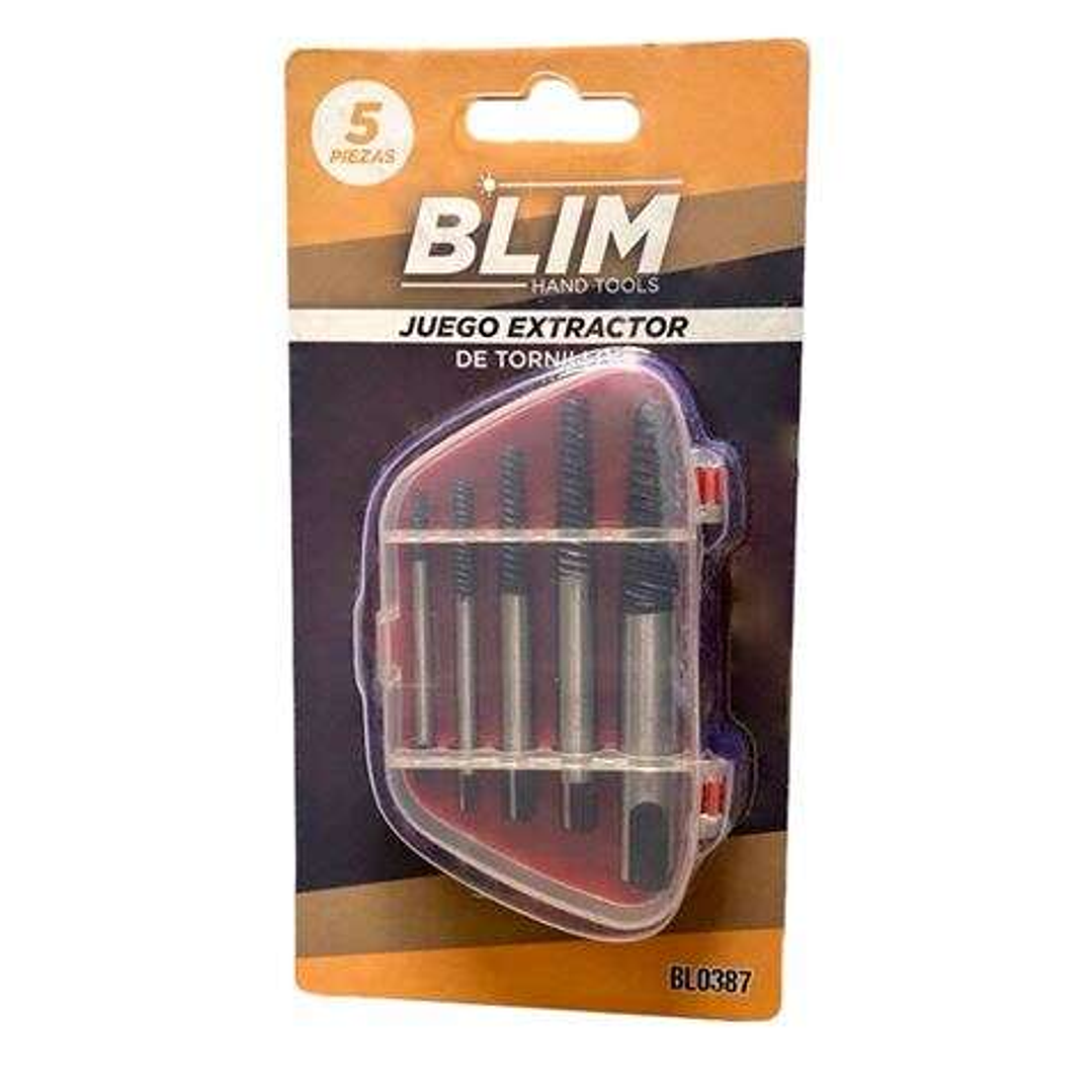 Blim Juego Extractor de Tornillos 5 Pcs 1