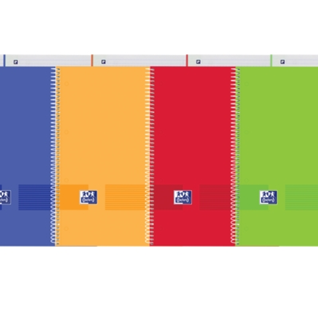 Oxford Live&Go Europeanbook 1 - Tapa de Plastico A4+ - 80 Hojas - Colores Surtidos 1