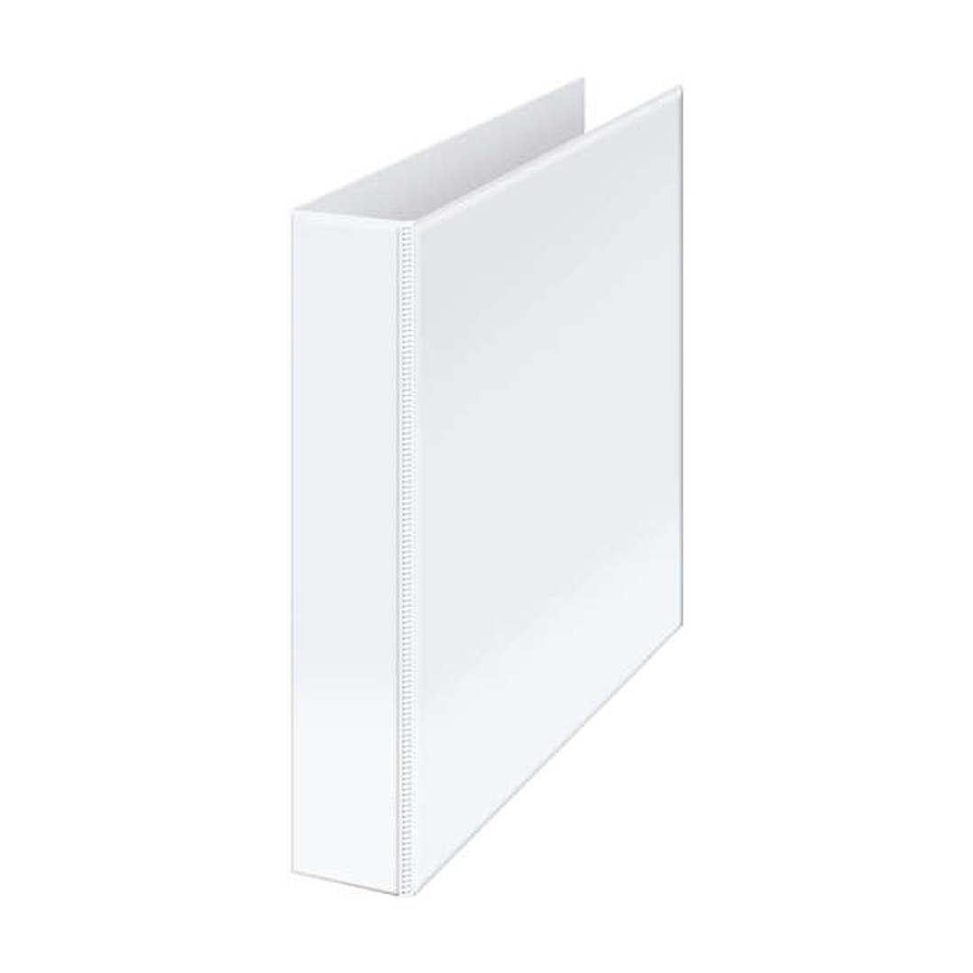 Dohe Carpeta Canguro Basic A4 - 2 Anillas Mixtas 40mm - Bolsa en Lomo y Portada - Carton Forrado - Color Blanco 1