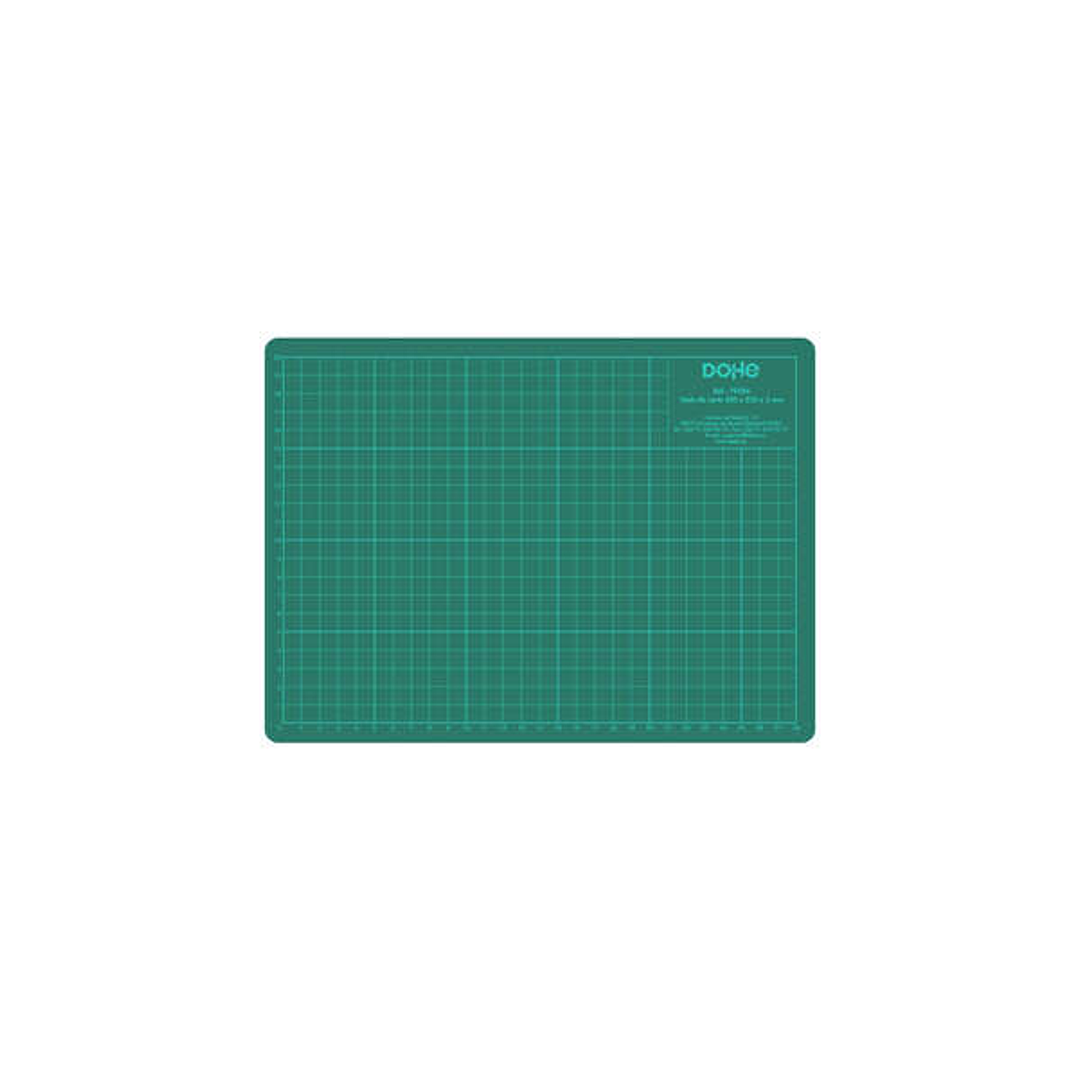 Dohe Plancha de Corte PVC 3mm A4 - Superficie Autocicatrizante - Cuadricula Impresa Metrica 1