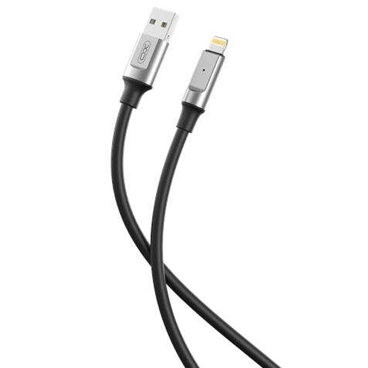XO Cable NB251 Carga Rapida USB - Lightning - 6A - 1m - Color Negro 1