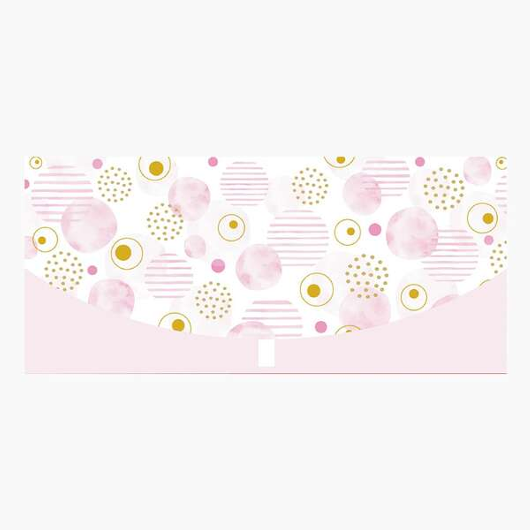 Pictura Tarjeta Money Cards - 21.3x9.6cm - Diseño Elegante de Circulos - Incluye Sobre Blanco - Certificacion FSC 1