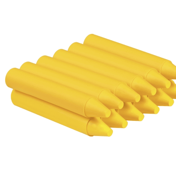 Jovi Estuche de 12 Ceras - No Manchan - No Huelen - Resistentes - Deslizan Bien - Faciles de Afilar - Desarrollan Motricidad Fina - Color Amarillo 1