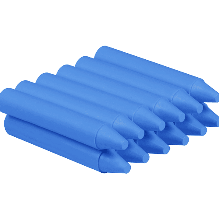 Jovi Estuche de 12 Ceras - No Manchan - No Huelen - Resistentes - Deslizan Bien - Faciles de Afilar - Desarrollan Motricidad Fina - Color Azul 1