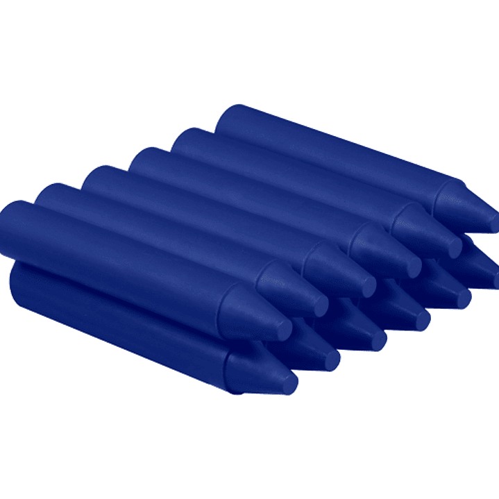 Jovi Estuche de 12 Ceras - No Manchan - No Huelen - Resistentes - Deslizan Bien - Faciles de Afilar - Desarrollan Motricidad Fina - Color Azul 1