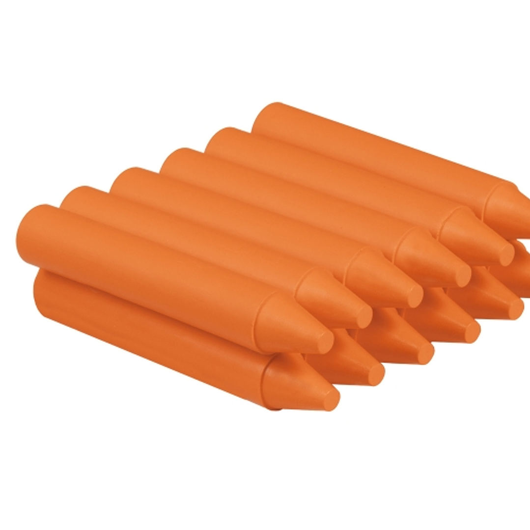 Jovi Estuche de 12 Ceras - No Manchan - No Huelen - Resistentes - Deslizan Bien - Faciles de Afilar - Desarrollan Motricidad Fina - Color Naranja 1