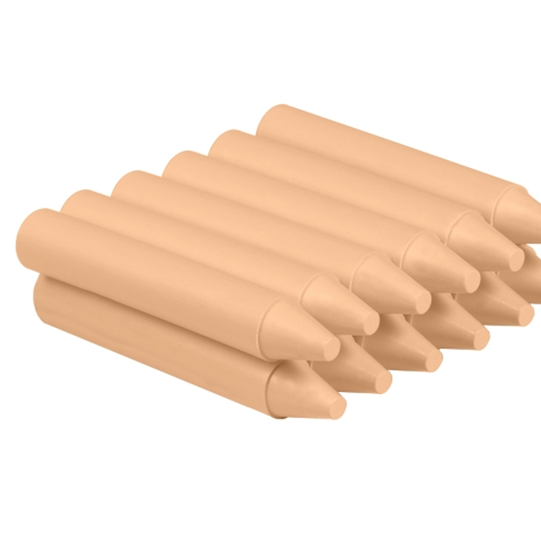 Jovi Estuche de 12 Ceras - No Manchan - No Huelen - Resistentes - Deslizan Bien - Faciles de Afilar - Desarrollan Motricidad Fina - Color Naranja 1