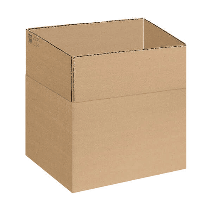 Dohe Cajas de Embalaje de 4 Solapas - Medidas 440x325x420mm - Carton de Canal 3mm - Resistente y Duradero - Ideal para Envios y Almacenamiento 1