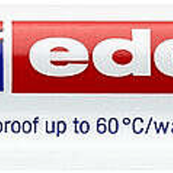 Edding 4500 Rotulador Permanente para Textil - Punta Redonda - Trazo entre 2 y 3mm - Olor Neutro - Secado Rapido - Color Verde Claro 1