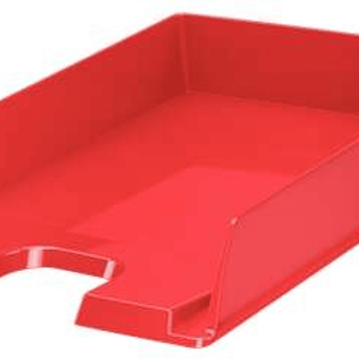 Esselte Europost Vivida Bandeja Portadocumentos -  Formato Vertical - A4 - Espacio para Etiqueta Identificativa - Color Rojo 1