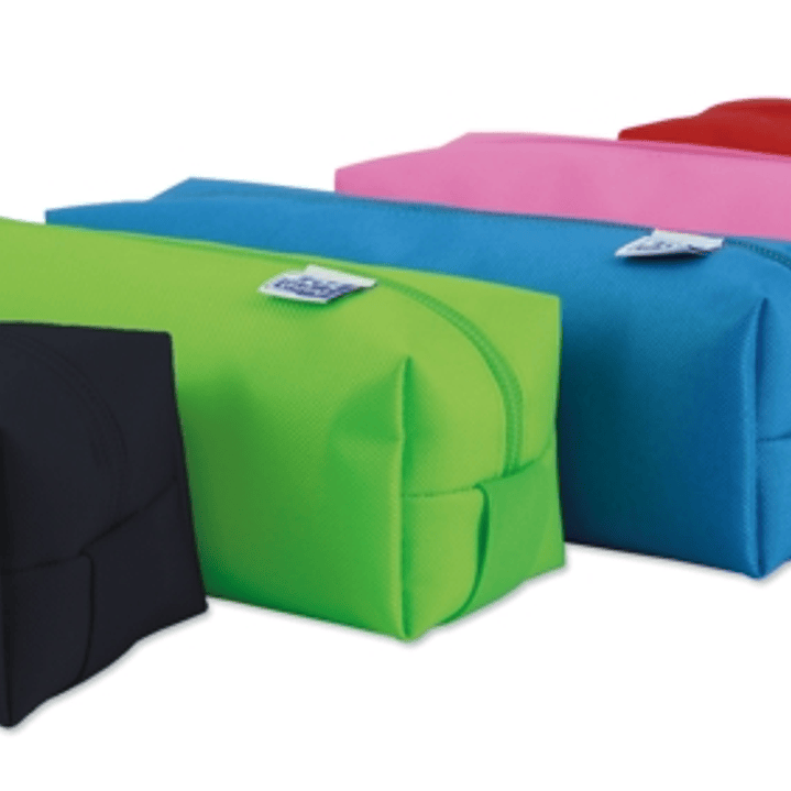 Oxford Kangoo Kids Estuche Cuadrado Grande - Poliester Resistente - Colores Surtidos 1