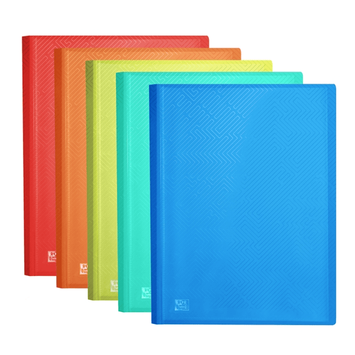 Oxford Urban A3 Carpeta de 20 Fundas Soldadas A3 - Tapa de Plastico Translucido - Colores Surtidos 1