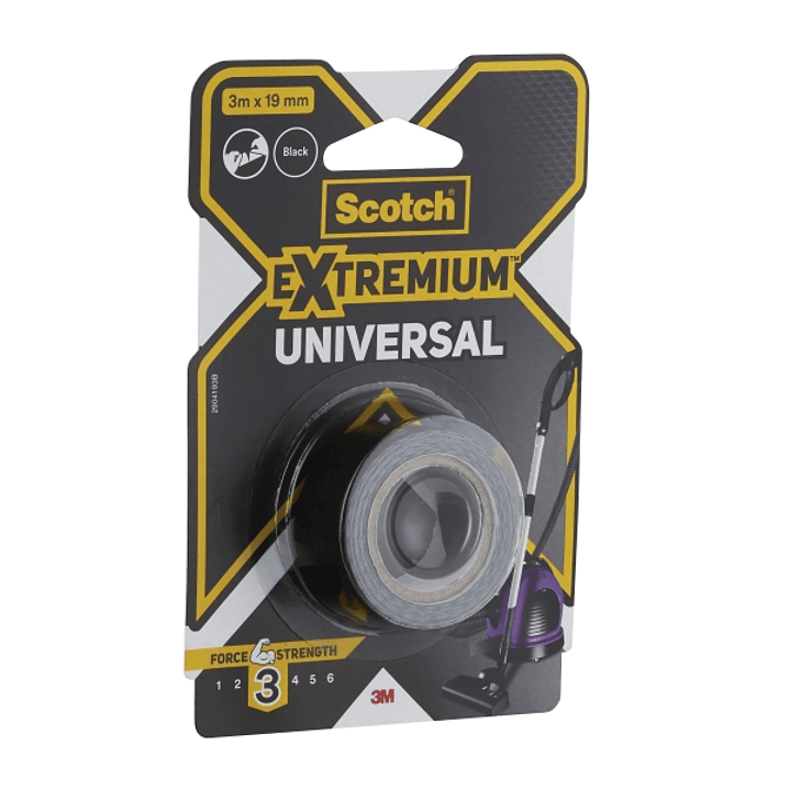 Scotch Extremium Universal Cinta Adhesiva Americana - 3m x 19mm - Color Negro 1