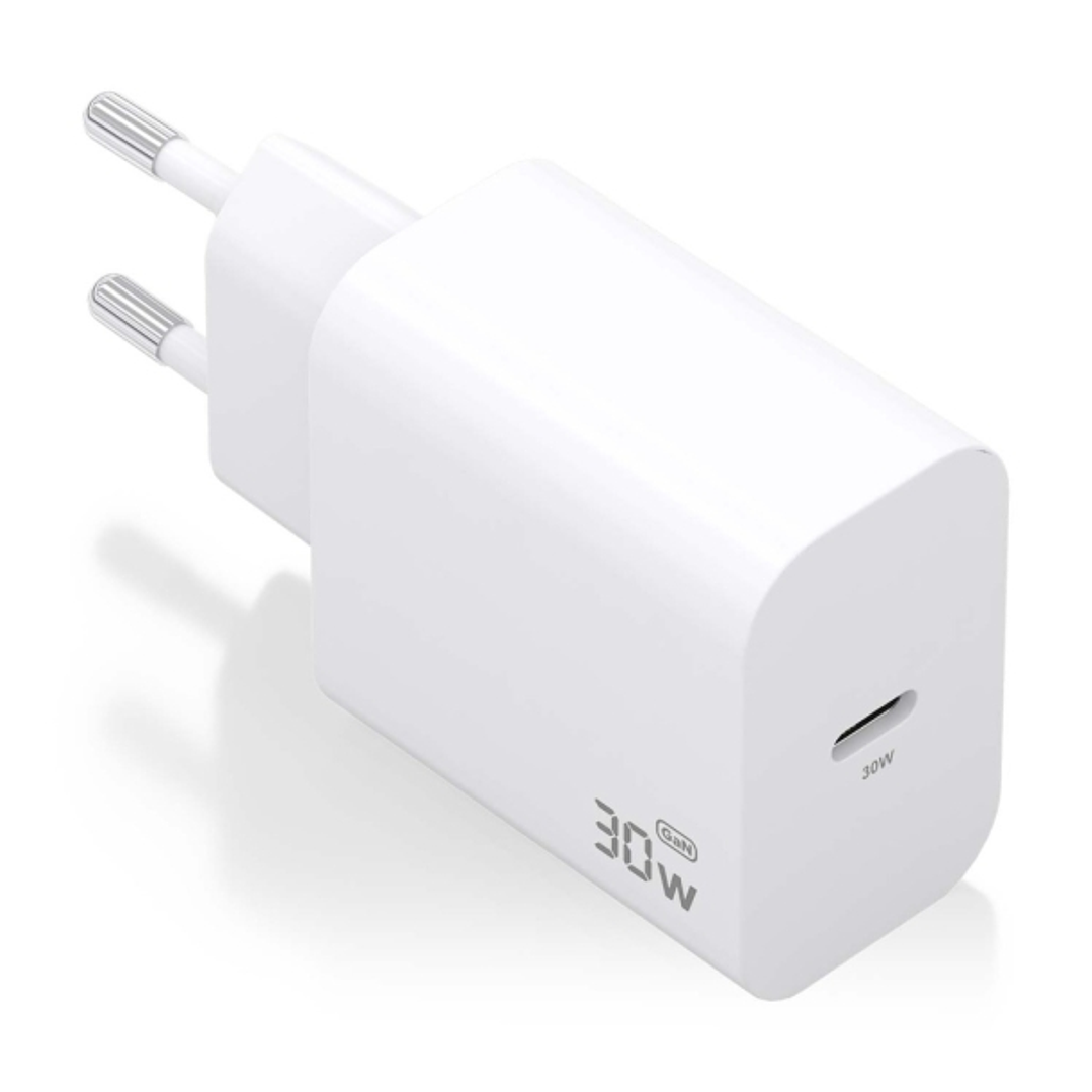Aisens Cargador GaN 30W - USB-C PD3.0 - Color Blanco 1