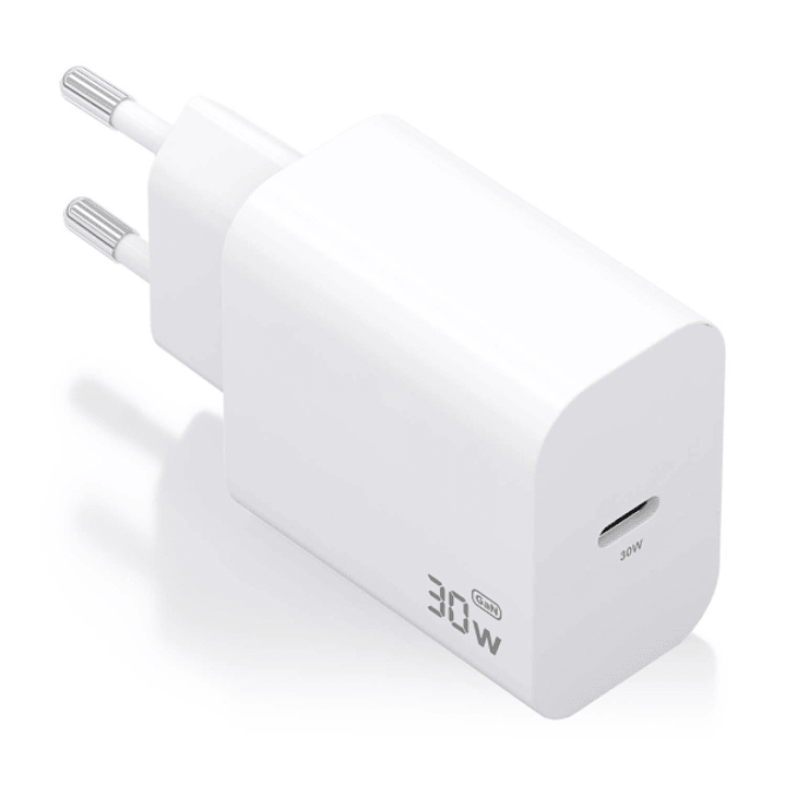 Aisens Cargador GaN 30W - USB-C PD3.0 - Color Blanco 1