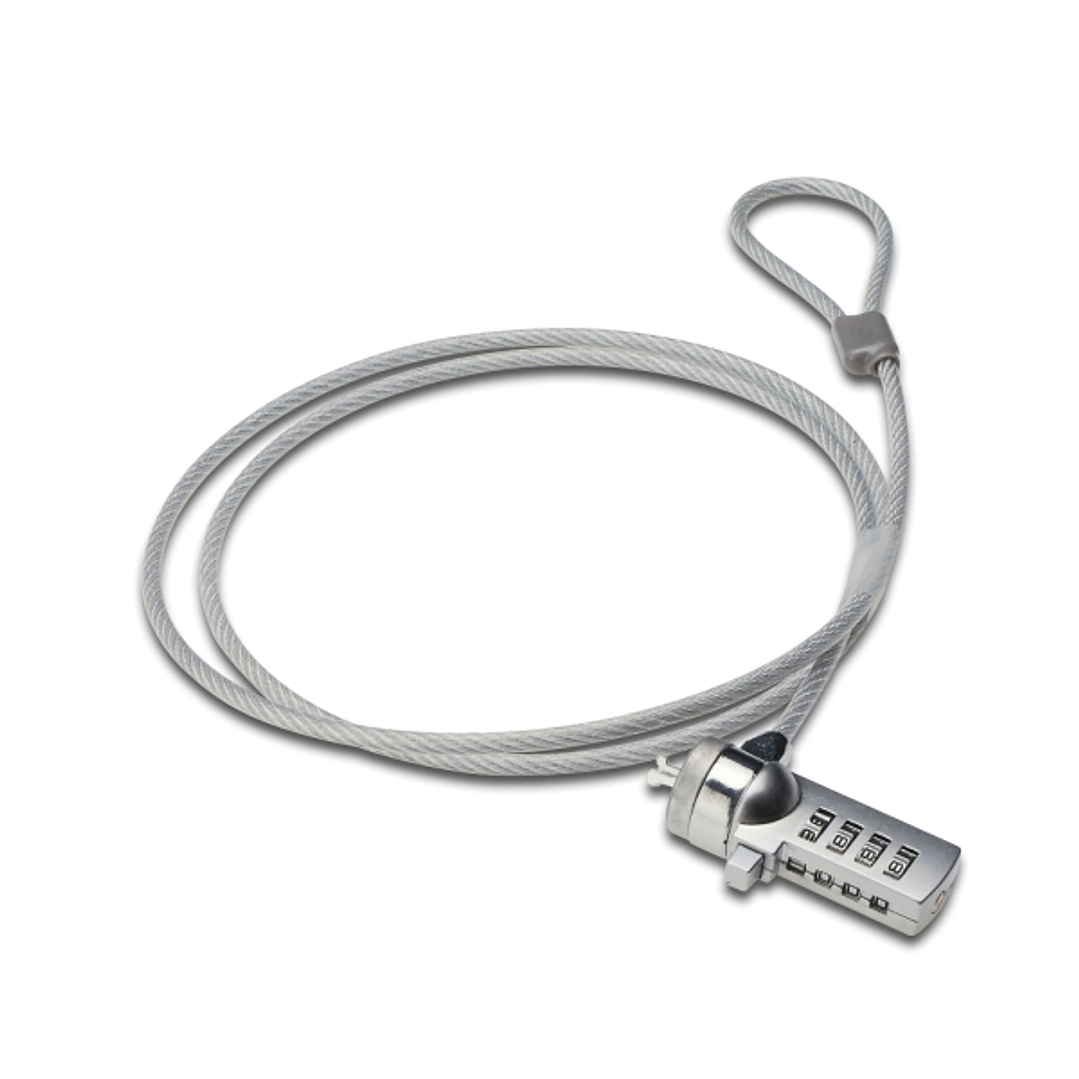 Ewent EW1241 Candado para Portatil con Combinacion - cable 1.5m - Color Plata 1