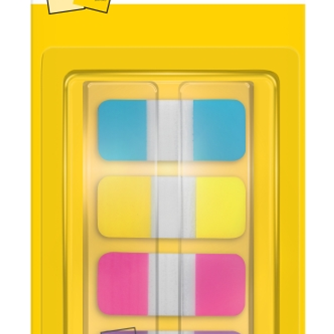 Post-It Index Dispensador con 40 Marcadores Reposicionables - Forma Rectangular - Colores Surtidos 1