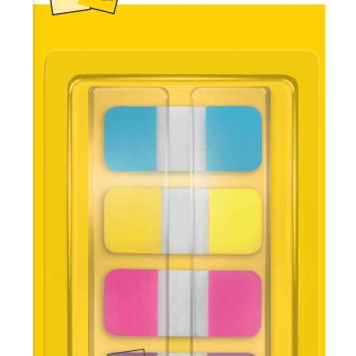 Post-It Index Dispensador con 40 Marcadores Reposicionables - Forma Rectangular - Colores Surtidos 1