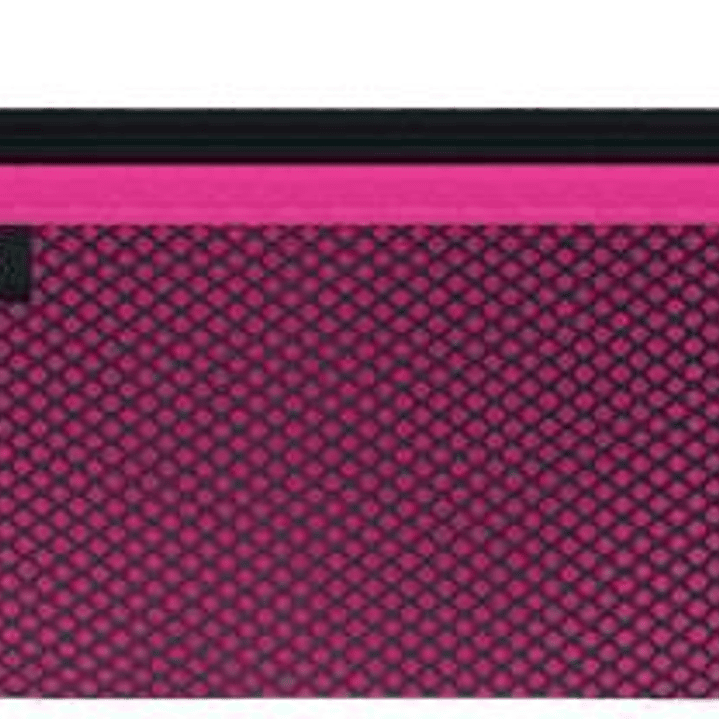 Leitz WOW Bolsa Porta-Todo Mediana 2 Compartimentos - Tamaño 85x6x210mm - Lavable y Duradera - Cierre de Cremallera - Color Fucsia 1