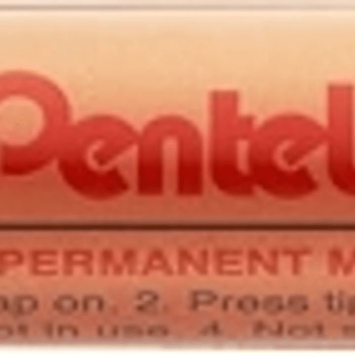 Pentel Paint Marker Marcador de Pintura - Punta Media 4.5mm - Permanente en todas las Superficies - Resistente a Luz y Agua - Cuerpo de Aluminio - Col 1