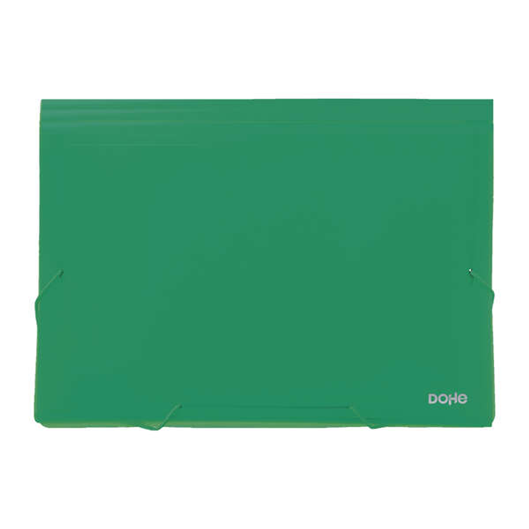 Dohe Clasificadores Acordeon de 13 Departamentos - Tamaño Din A4 - Fabricados en Polipropileno Opaco de 700 Micras - con Cierre de Gomas 1